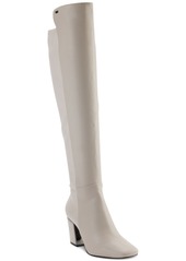 Dkny Women's Cilli Square-Toe Knee-High Dress Boots - Deep Vanilla