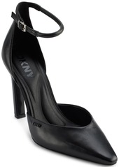 Dkny Women's Cillian Ankle Strap Pumps - Rose and Silver