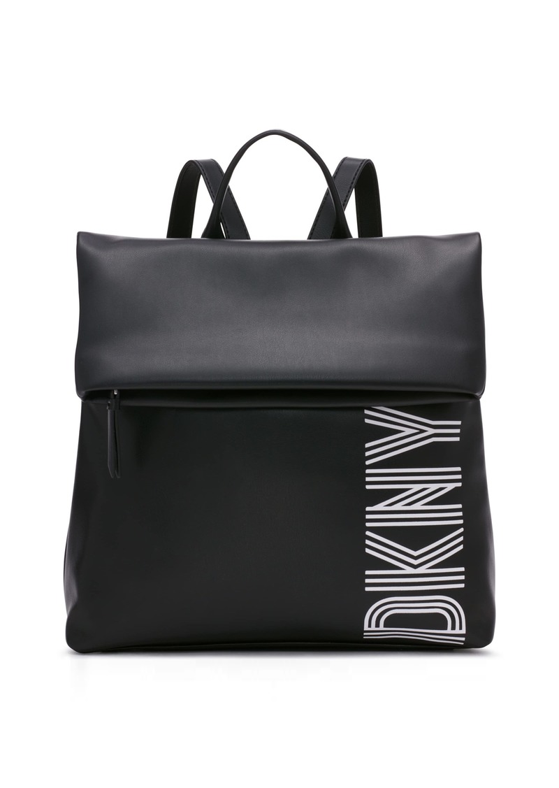 DKNY Women's Classic Tilly Md Foldover Backpack