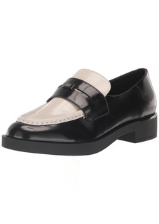 DKNY Women's Comfort Ivette-Dress Loafe Loafer Mule BLK/PEBLE Combo