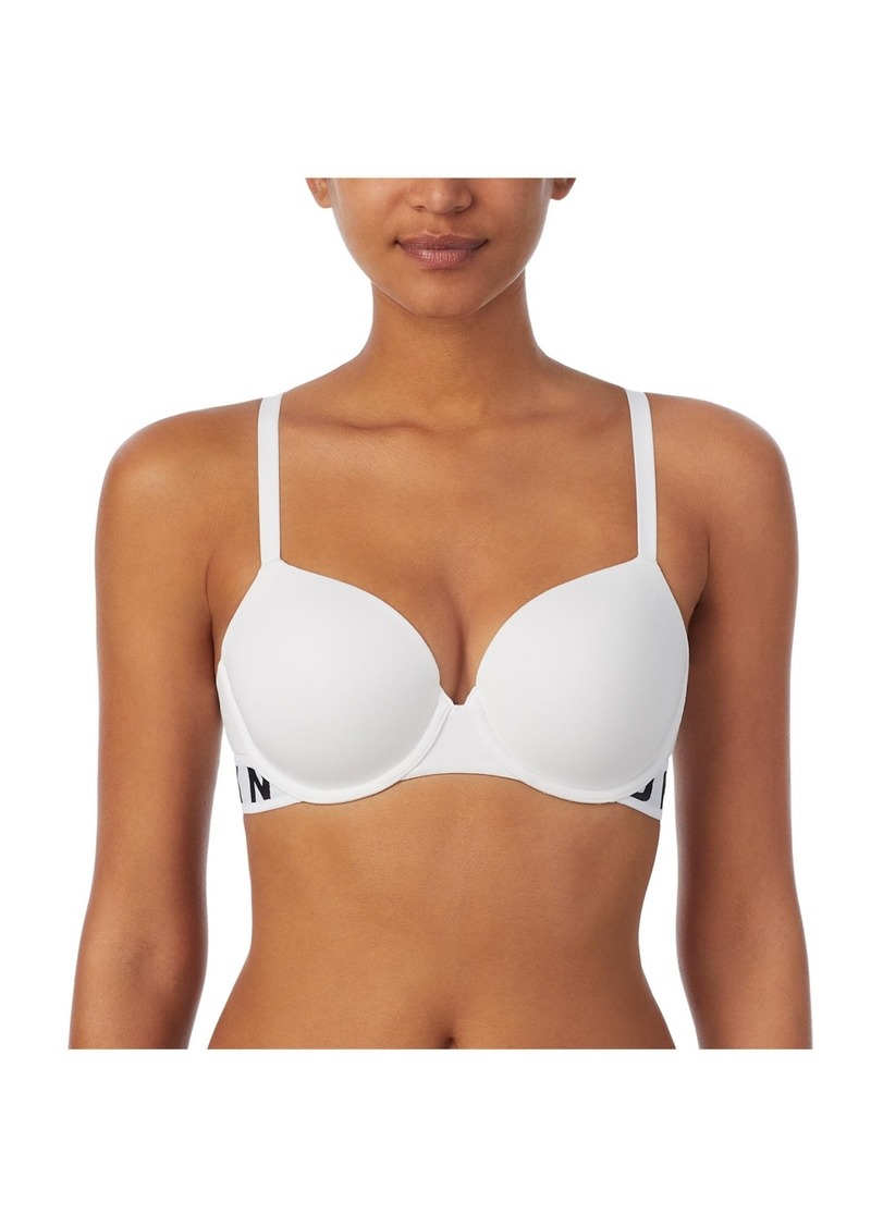 Dkny Women's Cozy Boyfriend T-shirt Bra, DK7511 - White