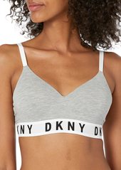 DKNY Women's Cozy Boyfriend Wirefree Pushup Bra  X Large