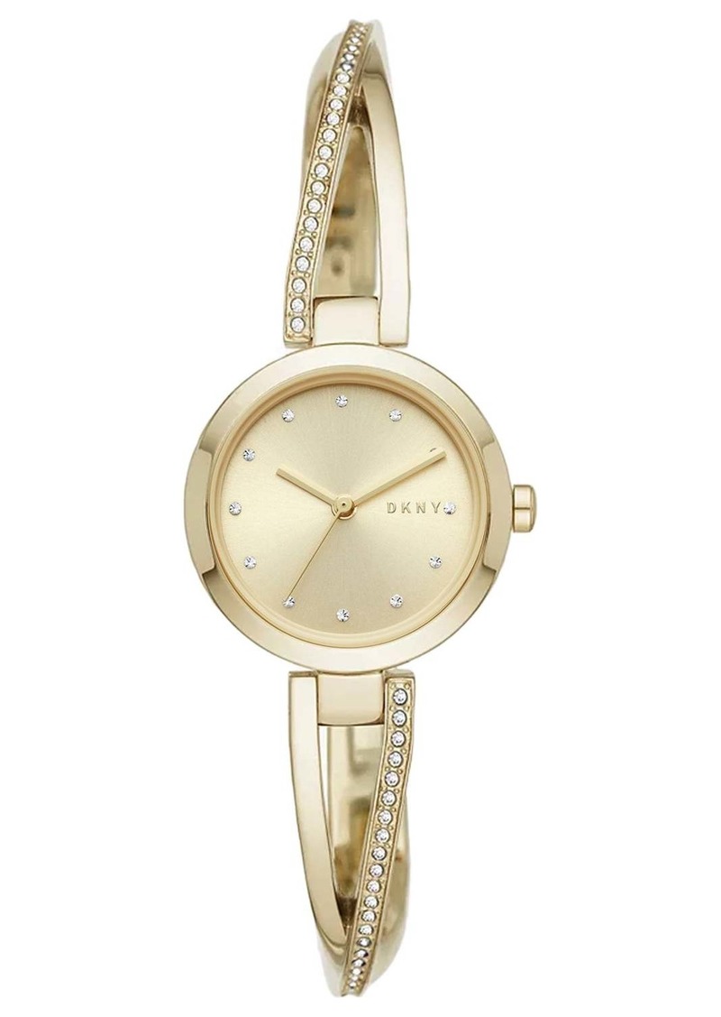 DKNY Women's Crosswalk Gold Dial Watch