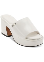 Dkny Women's Desirae Slip-On Espadrille Platform Sandals - Bright White