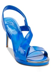 Dkny Women's Diva Asymmetrical Slingback Stiletto Sandals - Blue