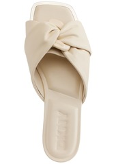 Dkny Women's Doretta Square Toe Slide Sandals - Bone