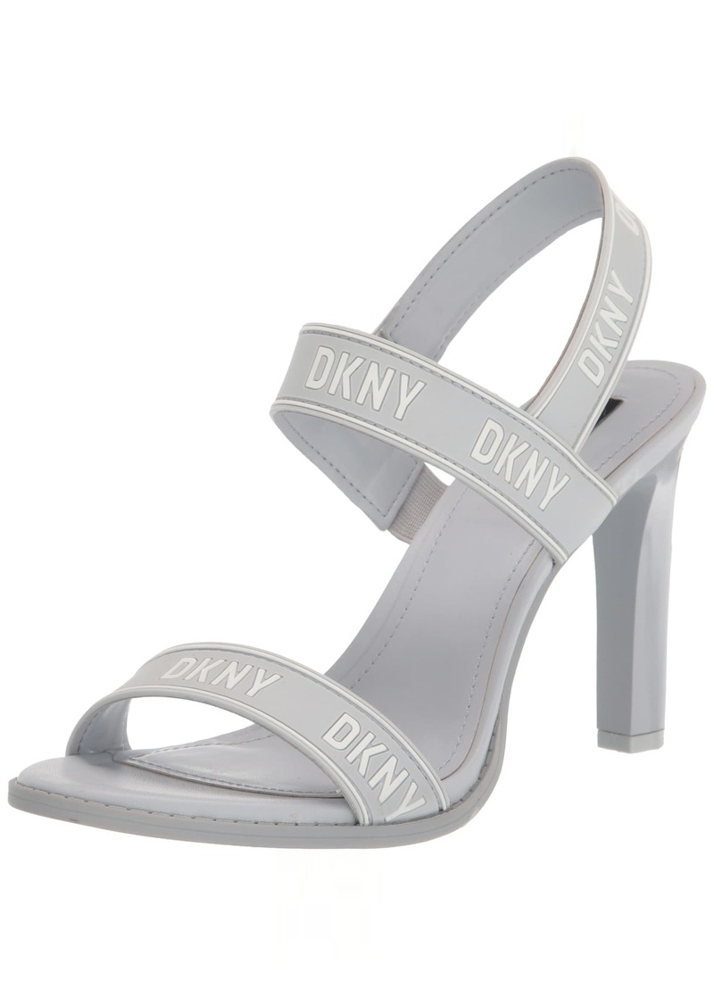 DKNY Women's Logo Slingback Open Toe Heel Heeled Sandal