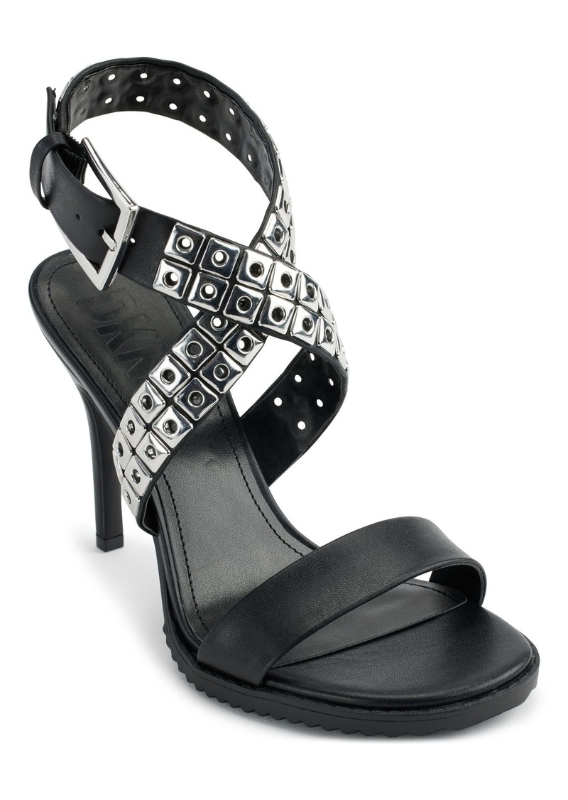 DKNY Women's Essential Open Toe Fashion Pump Heel Sandal Heeled