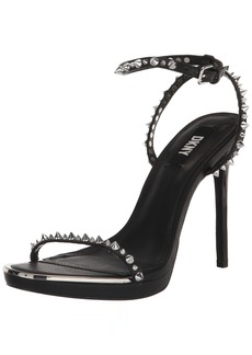 DKNY Women's Essential Open Toe Fashion Pump Heel Sandal Heeled Black