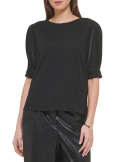DKNY Women's Everyday Essential Short Sleeve Top