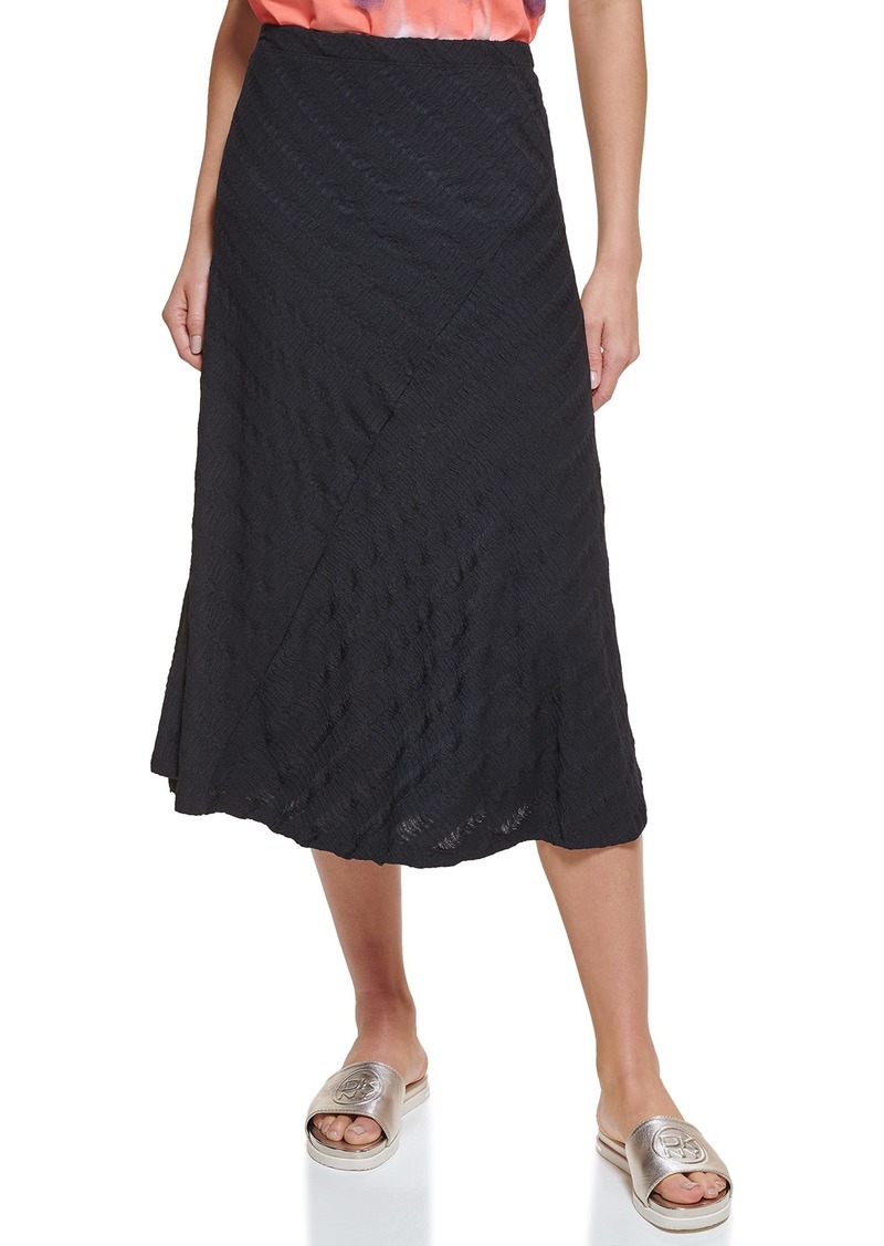 DKNY Women's Everyday Textured Comfy Knit Skirts