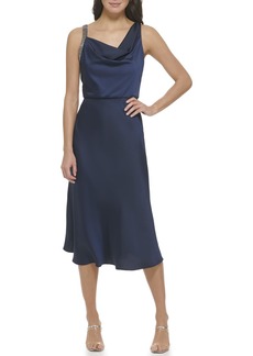 DKNY Women's Faux WRAP Gown