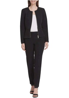 DKNY Women's Formal Zip Front Jacket