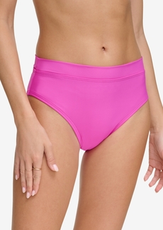 Dkny Women's High Waist Bikini Bottoms - Carnation Pink
