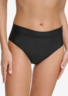 Dkny Women's High Waist Bikini Bottoms - Black