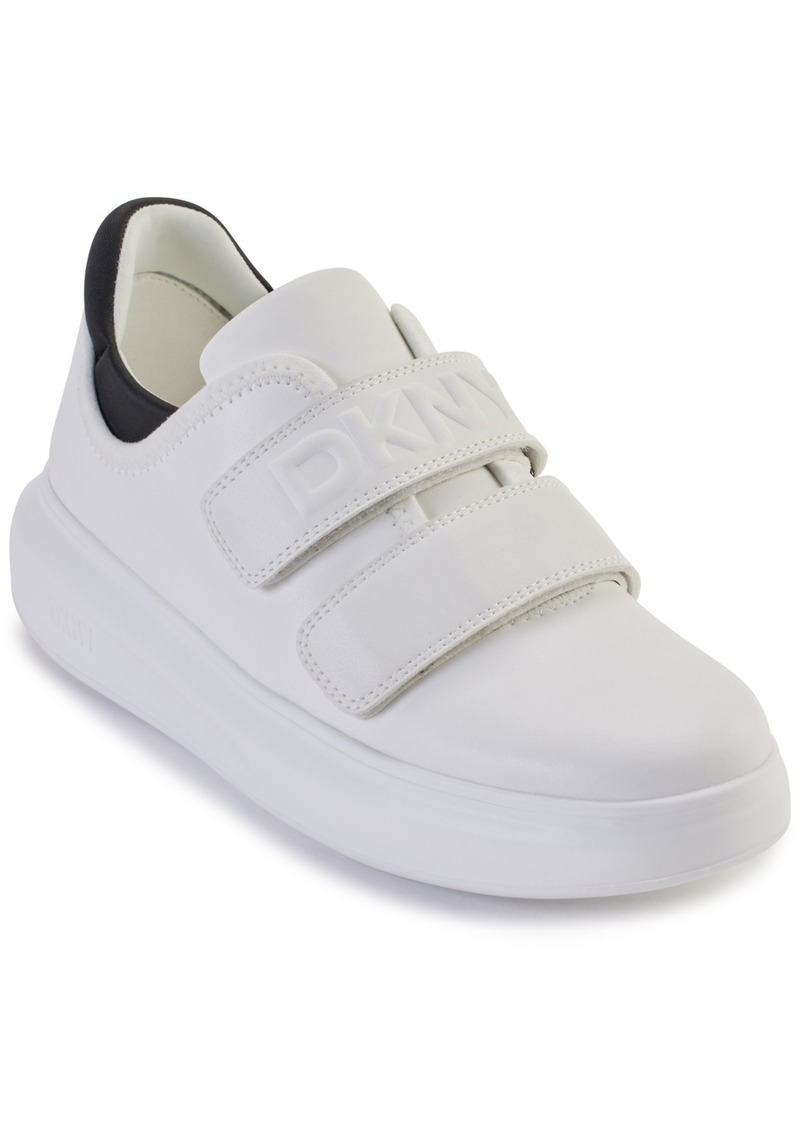 Dkny Women's Jamiah Platform Sneakers - White and Black