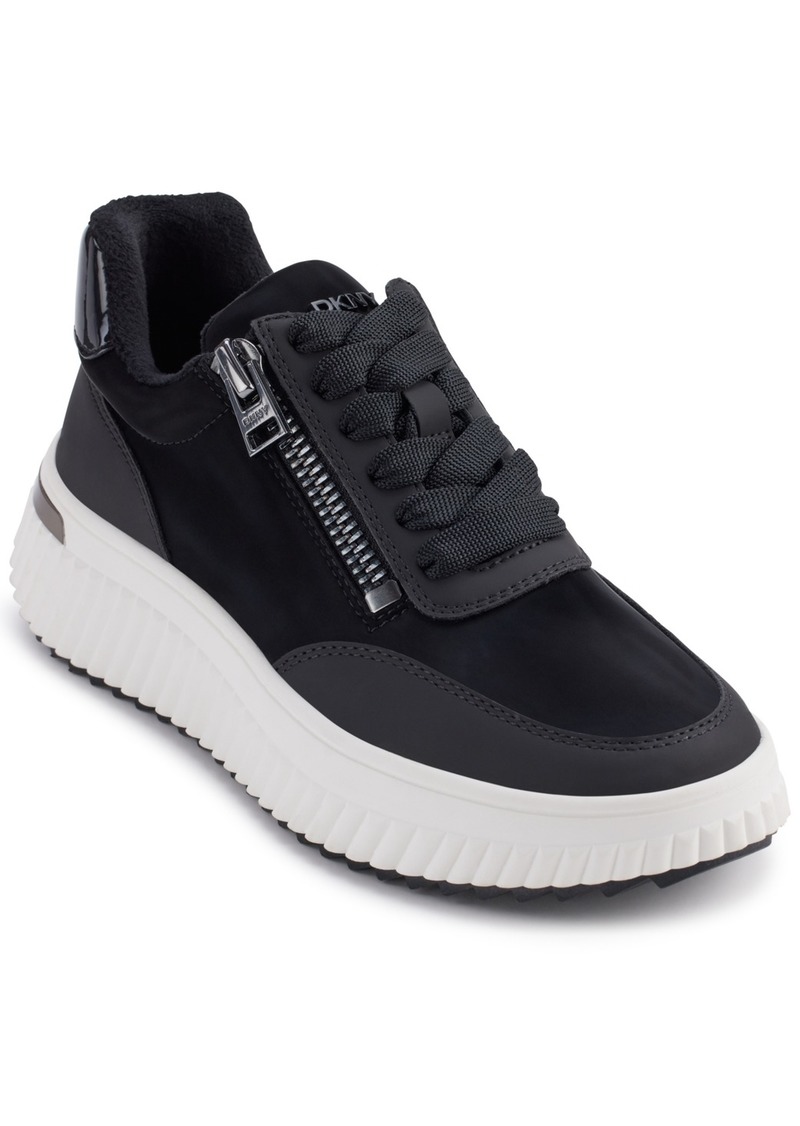 Dkny Women's Laurence Zip Sneakers - Black