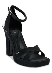 Dkny Women's Linda Strappy Square-Toe Sandals - Graphite