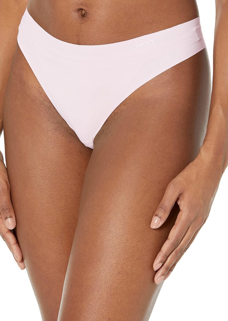 DNKY DKNY Women's Litewear Seamless Cut Anywhere Thong Panty