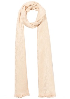 DKNY Women's Oversized Eyelash Fringe Lurex Scarf