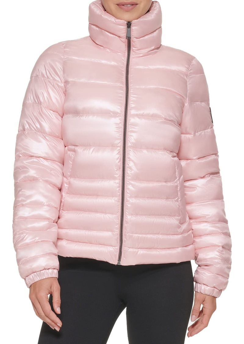 DKNY Women's Sport Packable Puffer Sorona Fill Jacket
