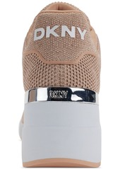 Dkny Women's Parks Lace-Up Wedge Sneakers - Black