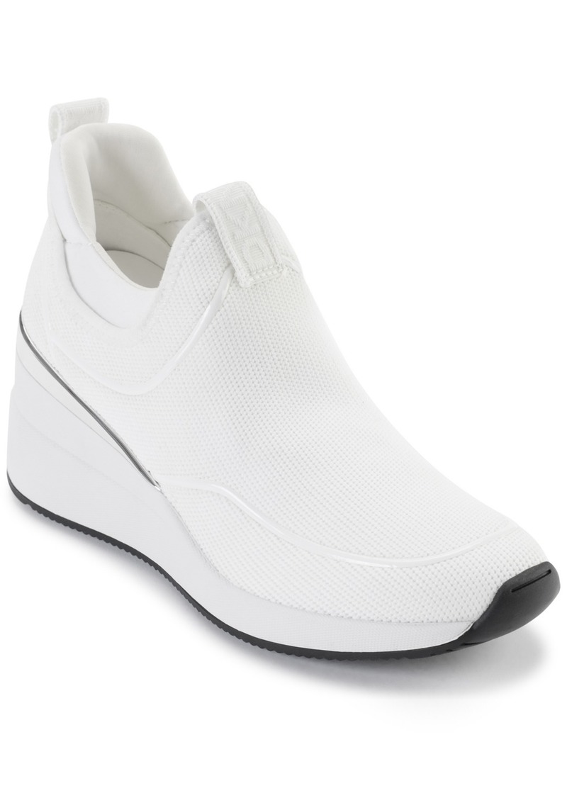 Dkny Women's Pecola Wedge Sneakers - White