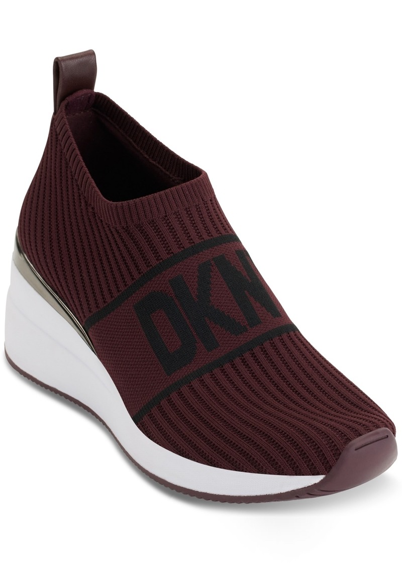 Dkny Women's Phebe Slip-On Wedge Sneakers - Bordeaux