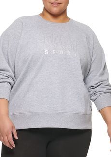 DKNY Women's Plus Size Sport Pullover Sweatshirt