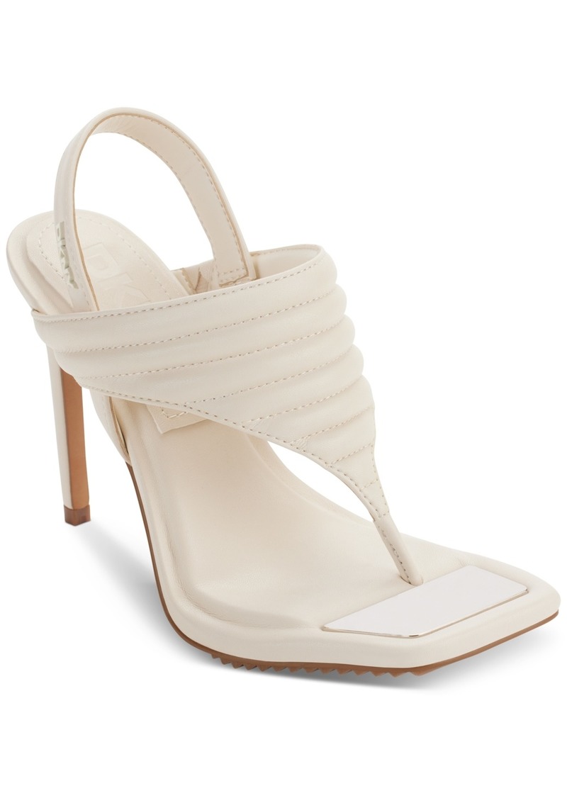 Dkny Women's Ranae Square-Toe Slingback Dress Sandals - Bone