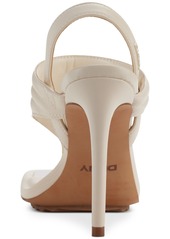 Dkny Women's Ranae Square-Toe Slingback Dress Sandals - Bone