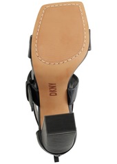 Dkny Women's Revelyn Crisscross Ankle-Strap Dress Sandals - Black/ Latte