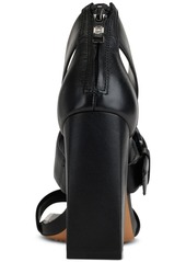 Dkny Women's Revelyn Crisscross Ankle-Strap Dress Sandals - Black/ Latte