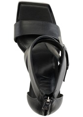 Dkny Women's Revelyn Crisscross Ankle-Strap Dress Sandals - Dark Gunmetal