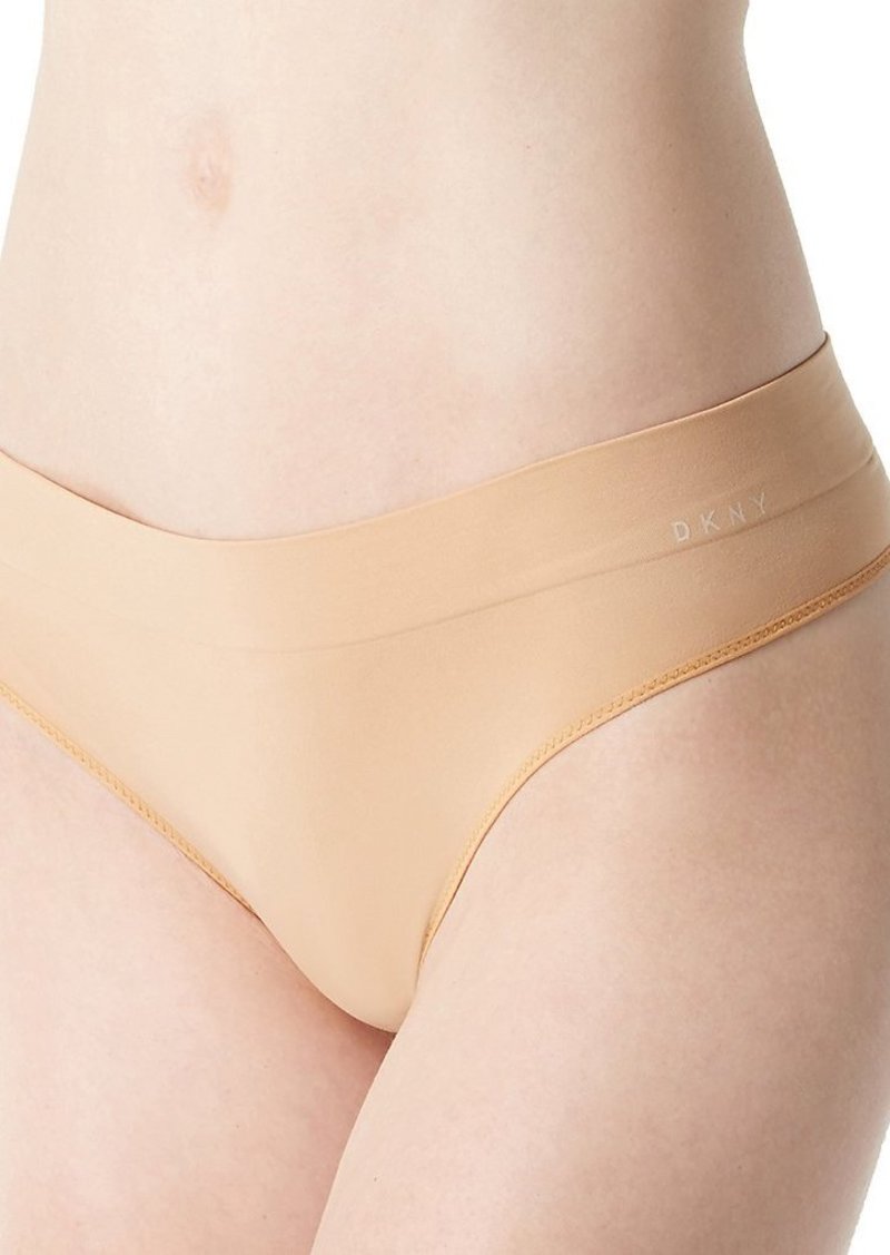 DKNY womens Seamless Litewear Panty Thong Panties   US