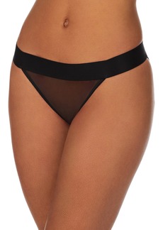 Dkny Women's Sheer Bikini Underwear DK8945 - Black