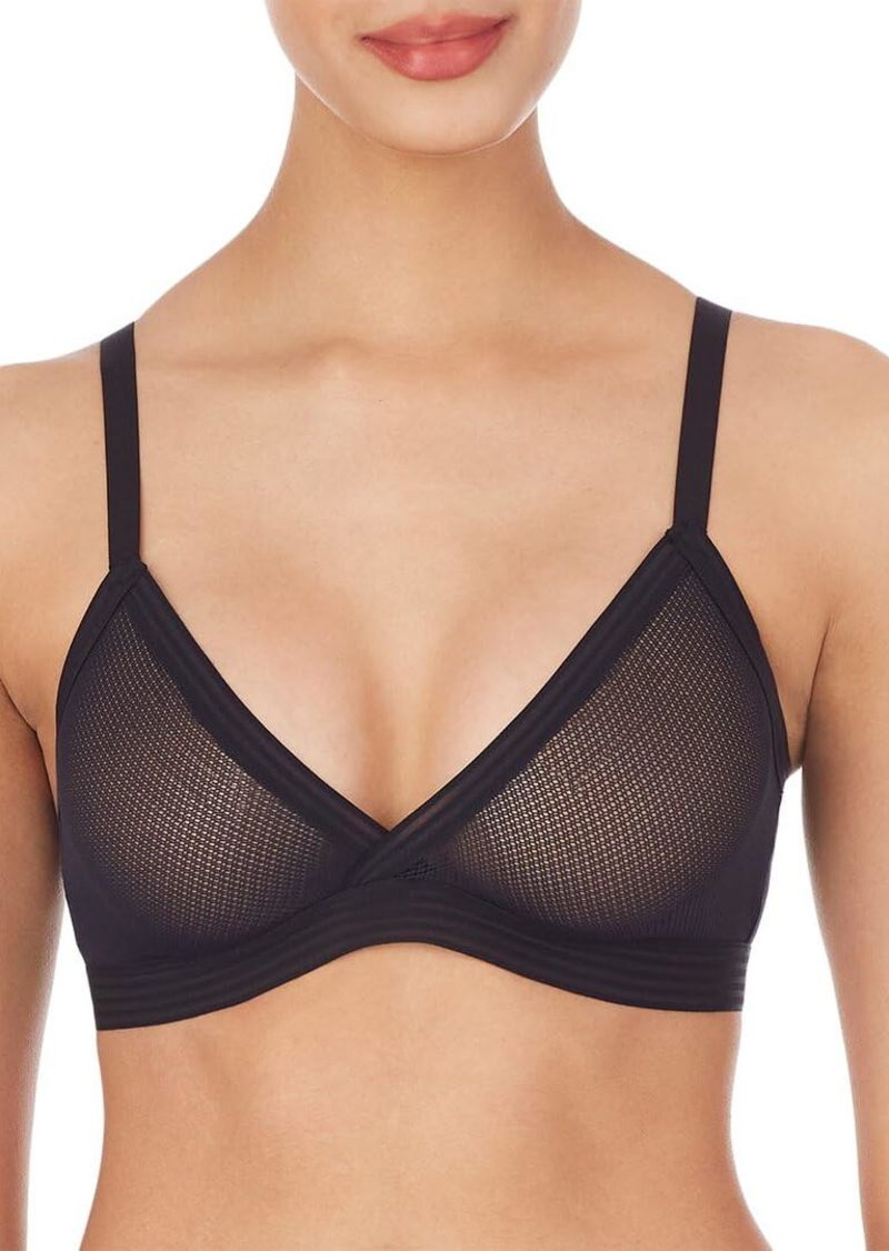 DKNY womens Sheer Stripe Bralette Bra   US