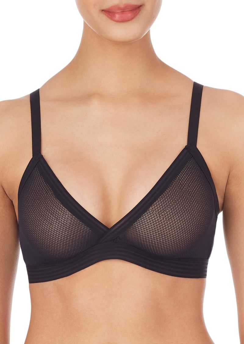 DKNY womens Sheer Stripe Bralette Bra   US