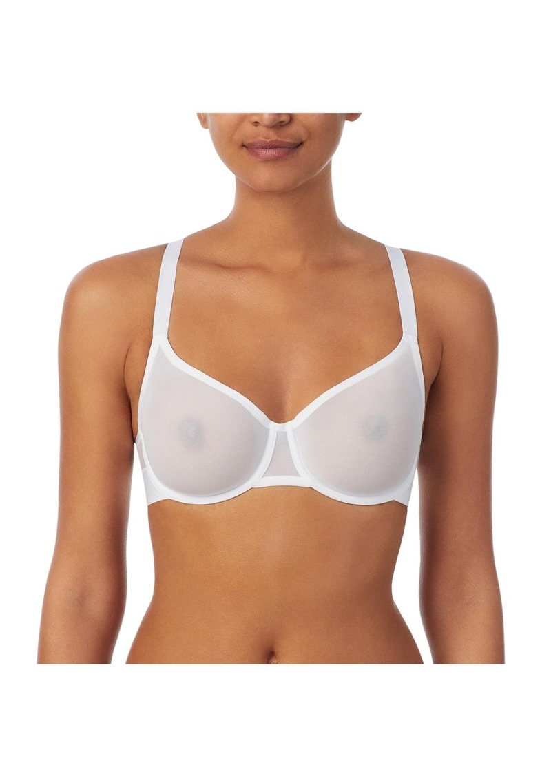 Dkny Women's Sheers Unlined Demi Bra, DK4085 - White