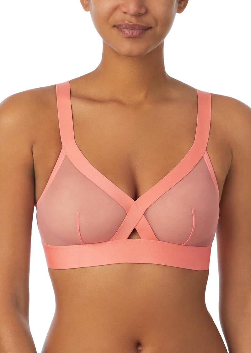 DKNY Women's Sheers Wirefree Softcup Bralette