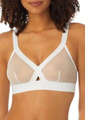 DKNY Women's Sheers Wirefree Softcup Bralette Bra