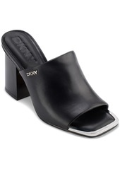 Dkny Women's Silas Square-Toe Slip-On Dress Sandals - Sepia Multi