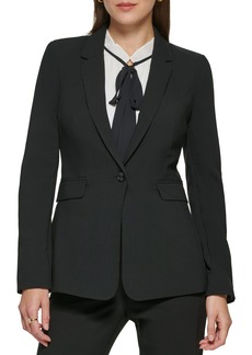 DKNY Womens Soft Casual Everyday Stretchy Jacket Blazer   US
