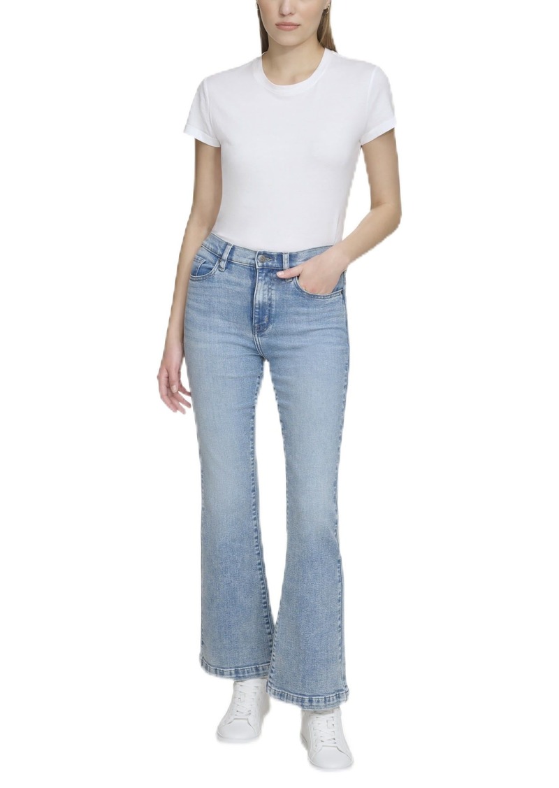 DKNY Women's Slim Straight Crop Jeans