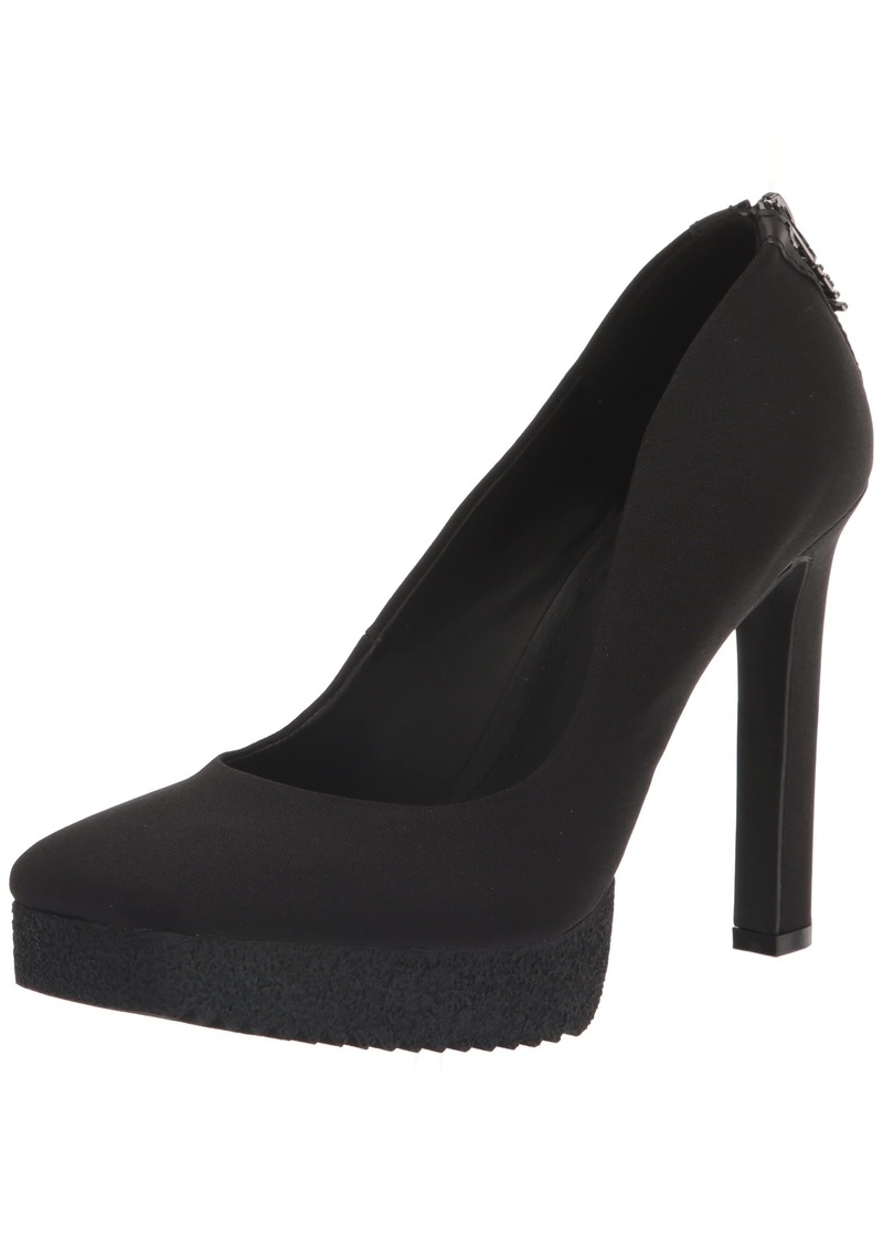 DKNY Women's Zayne Slip-on Square-Toe Platform Pumps