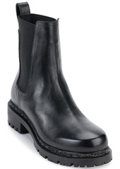 DKNY Women's Smooth Lug Sole Leather Boot Fashion