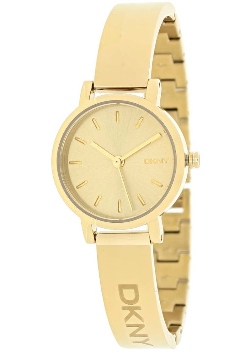 DKNY Women's Soho Gold tone Dial Watch