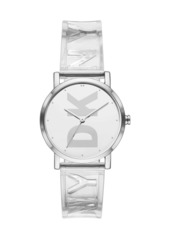 DKNY Women's Soho Three-Hand, Silver-Tone Alloy Watch