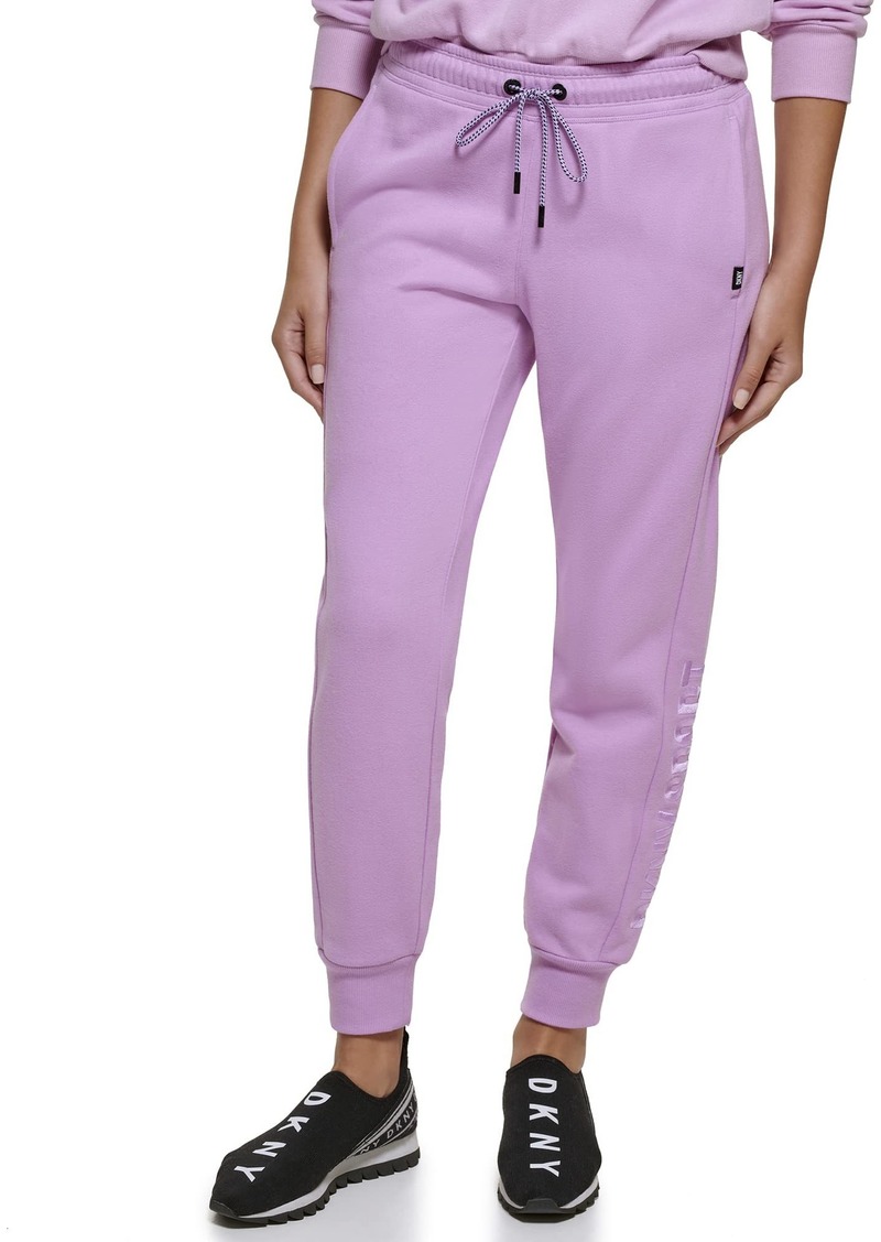 DKNY Women's Sport Fleece Jogger Sweatpant with Pockets