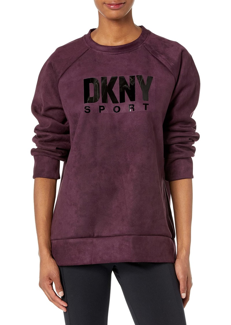 DKNY Women's Sport Polar Fleece Funnel Neck Pullover Jacket